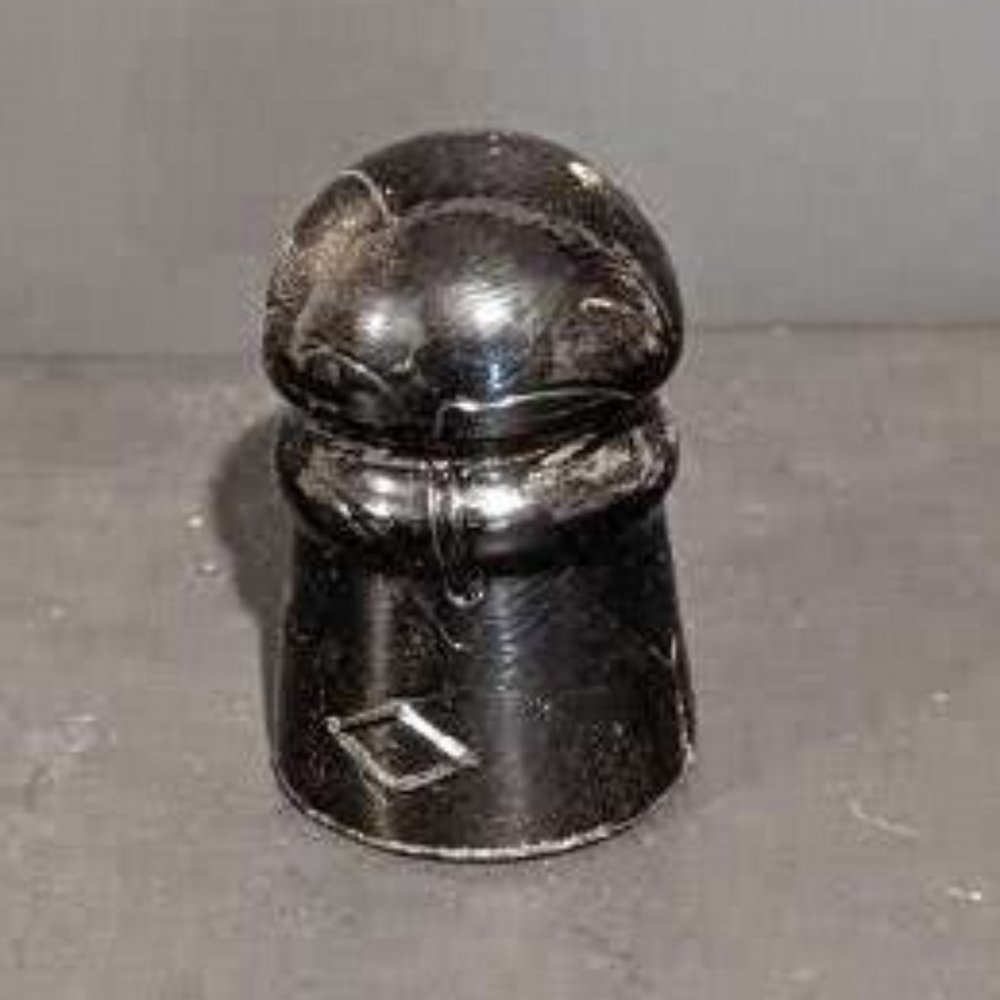 VINTAGE 3.5" BROWN GLASS WIRE INSULATOR